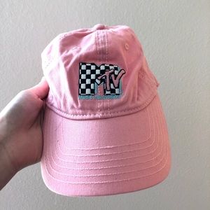 Urban Outfitters Pink MTV Baseball Hat